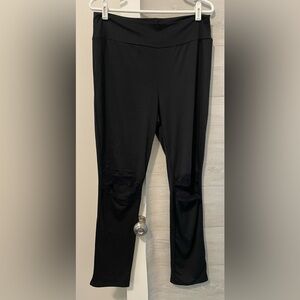 Blumin Brand New Black Lace Trim Leggings